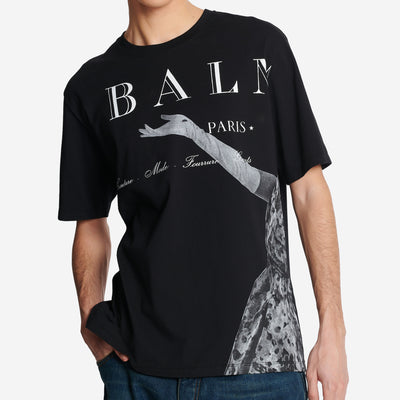 Balmain Jolie Madame Print T-Shirt