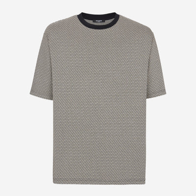Balmain Mini Monogram Jacquard T-Shirt