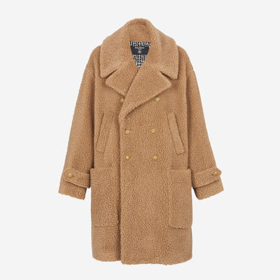 Balmain  Long Double Breasted Buttoned Coat