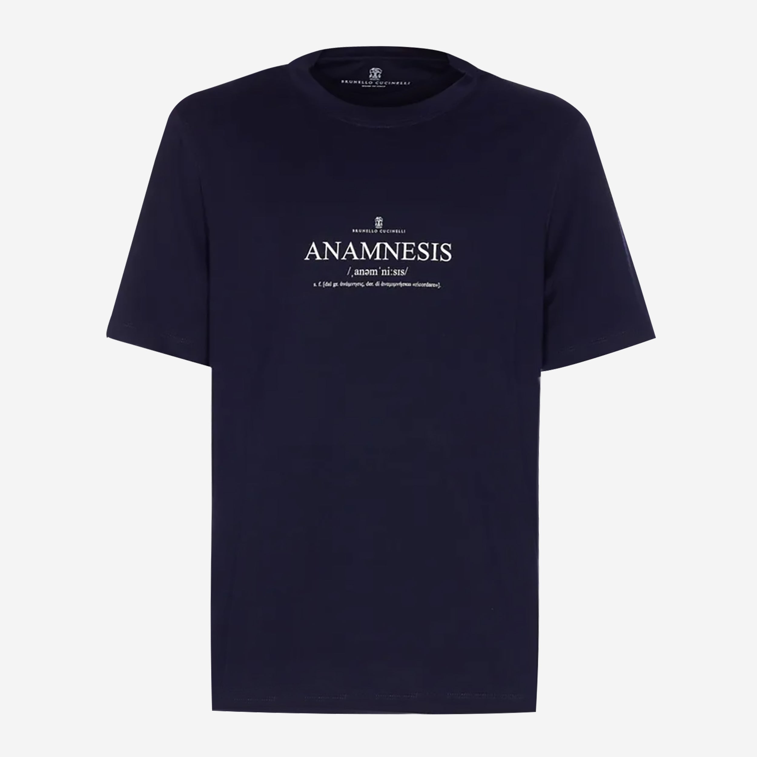 Brunello Cucinelli Anamnesis Logo Print T-Shirt Brunello Cucinelli Anamnesis Logo Print T-Shirt