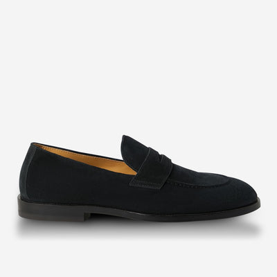 Brunello Cucinelli Suede Penny Loafers