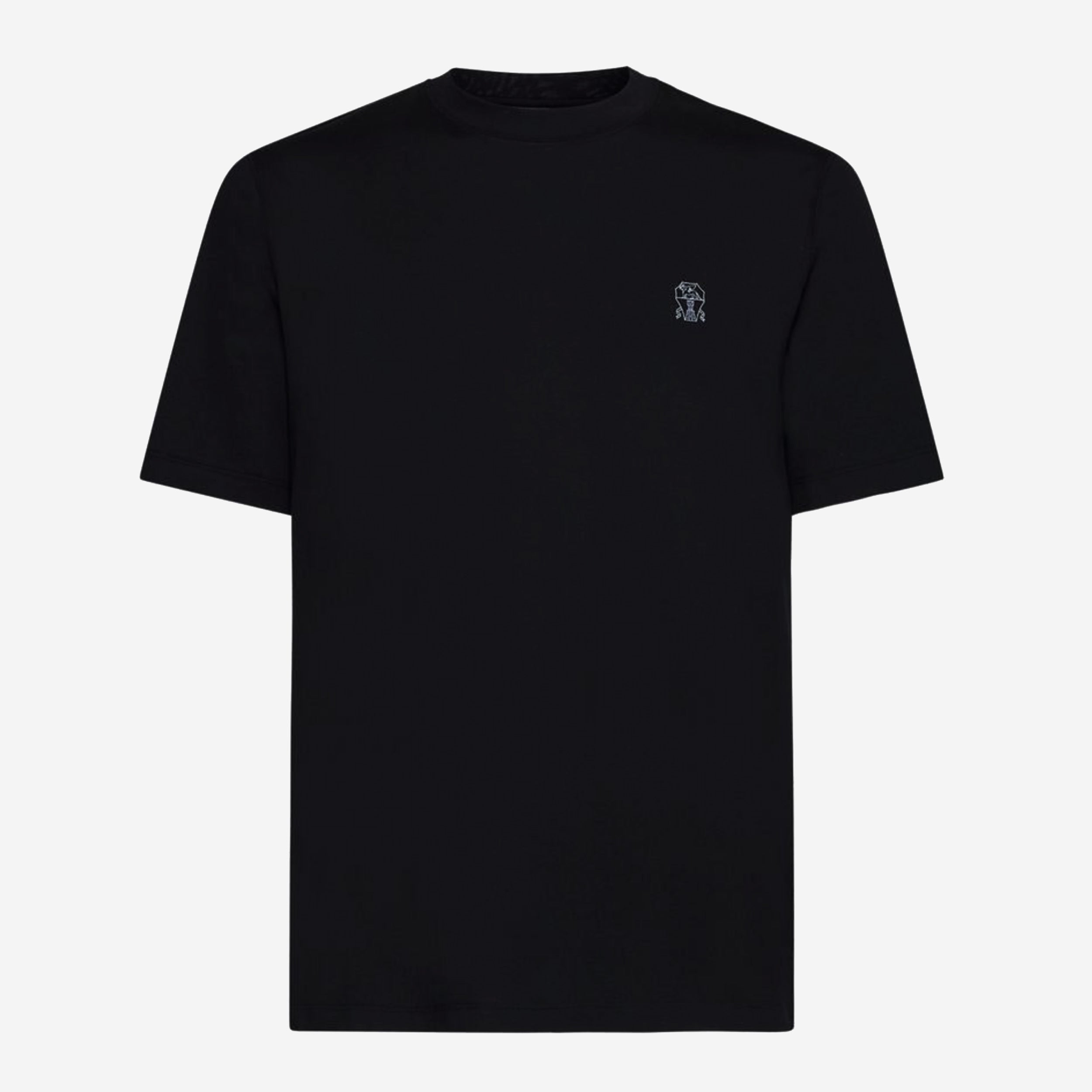 Brunello Cucinelli Cotton Jersey Logo T-Shirt Brunello Cucinelli Cotton Jersey Logo T-Shirt