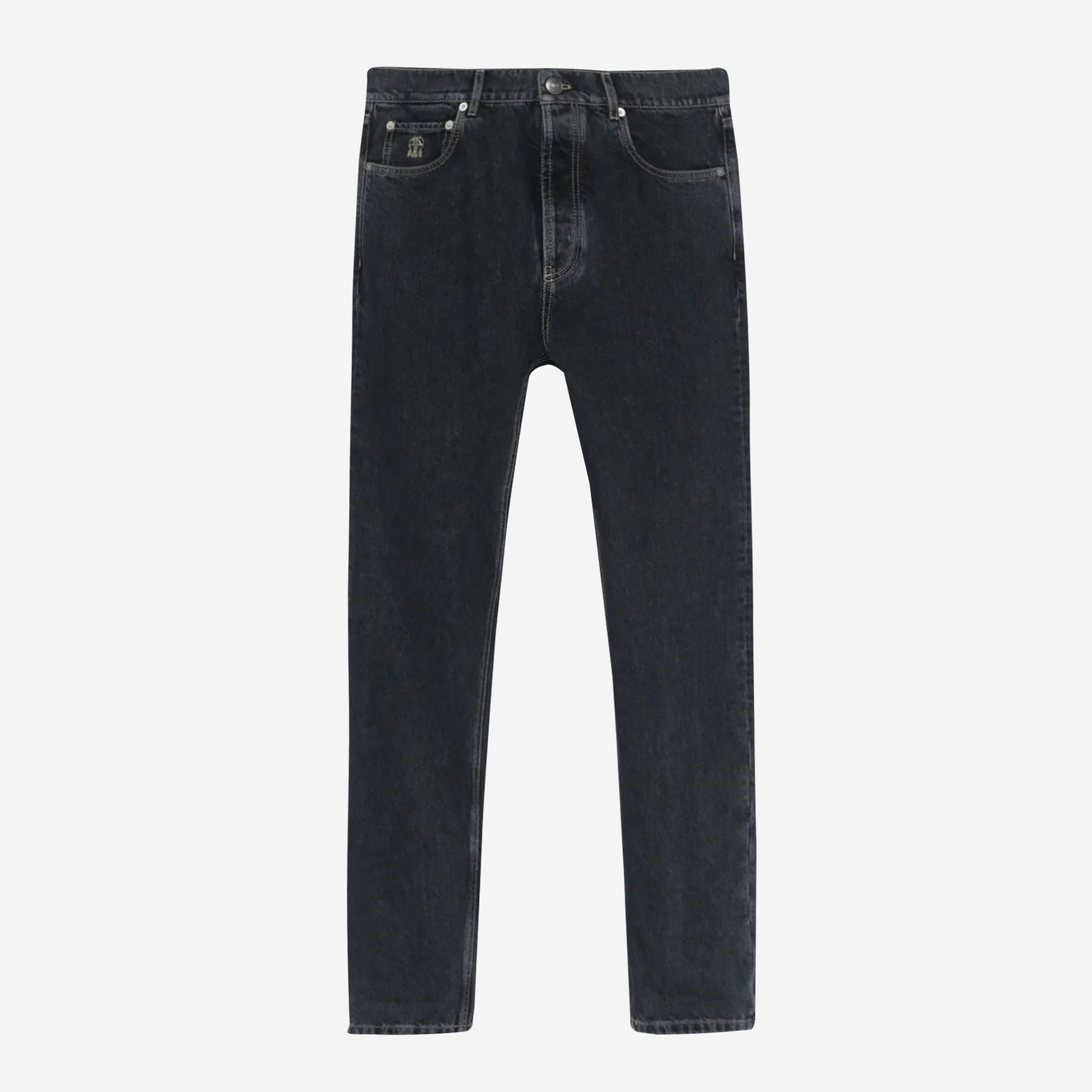 Brunello Cucinelli Denim Traditional Fit Five-Pocket Jean Brunello Cucinelli Denim Traditional Fit Five-Pocket Jean