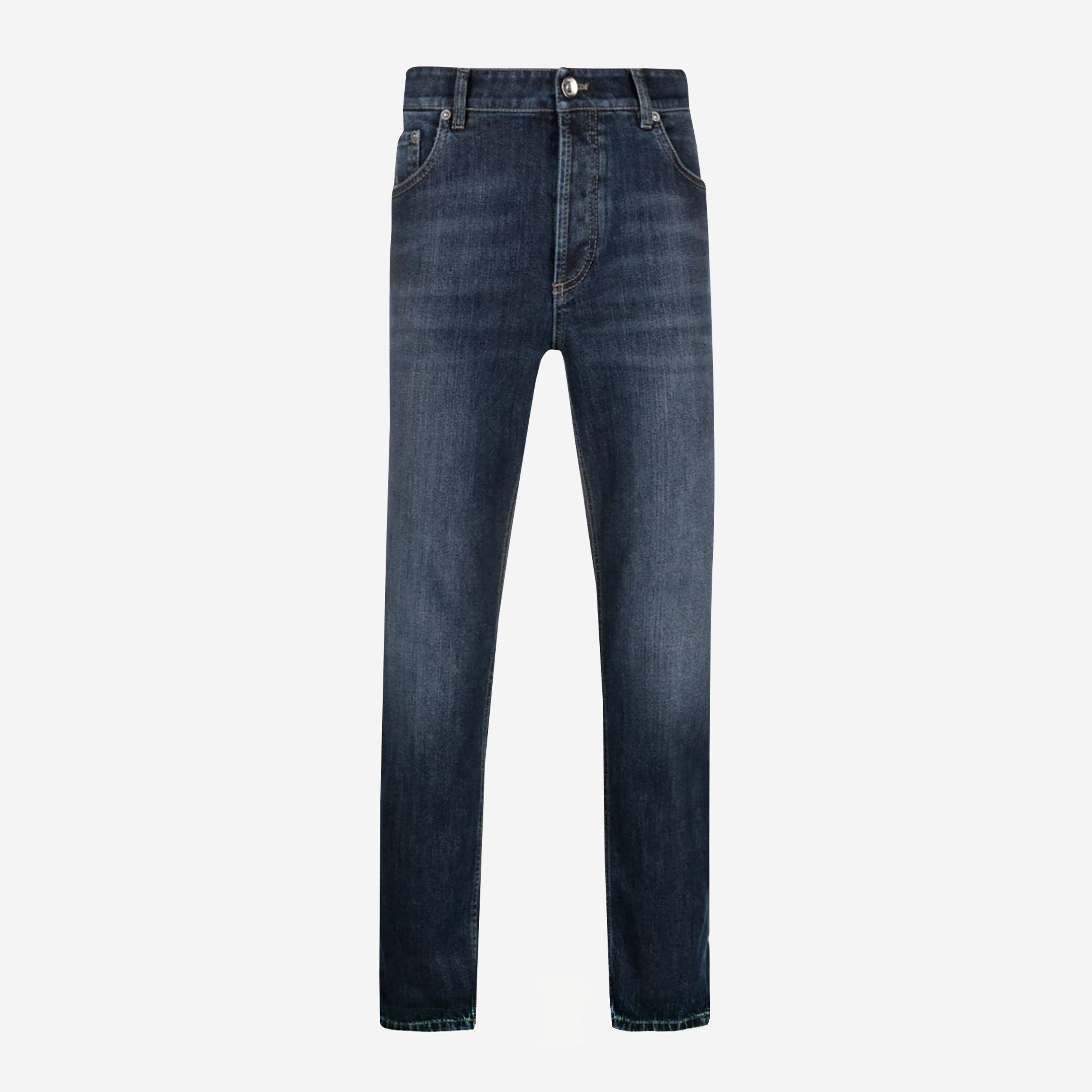 Brunello Cucinelli Denim Traditional Fit Five-Pocket Jean Brunello Cucinelli Denim Traditional Fit Five-Pocket Jean