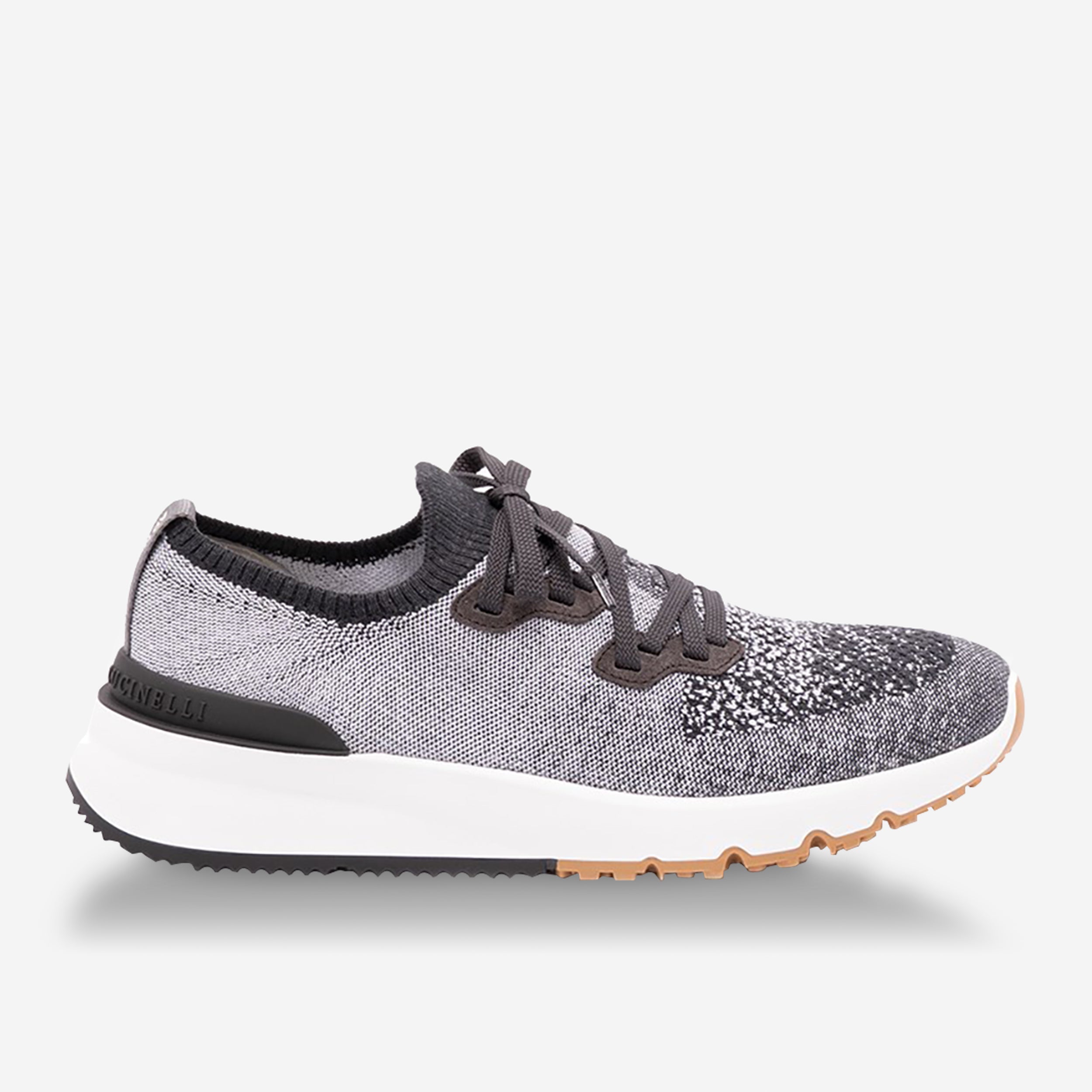 Brunello Cucinelli Cotton Chiné Knit Sneakers Brunello Cucinelli Cotton Chiné Knit Sneakers