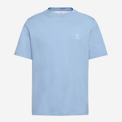 Brunello Cucinelli Logo Cotton Jersey T-Shirt