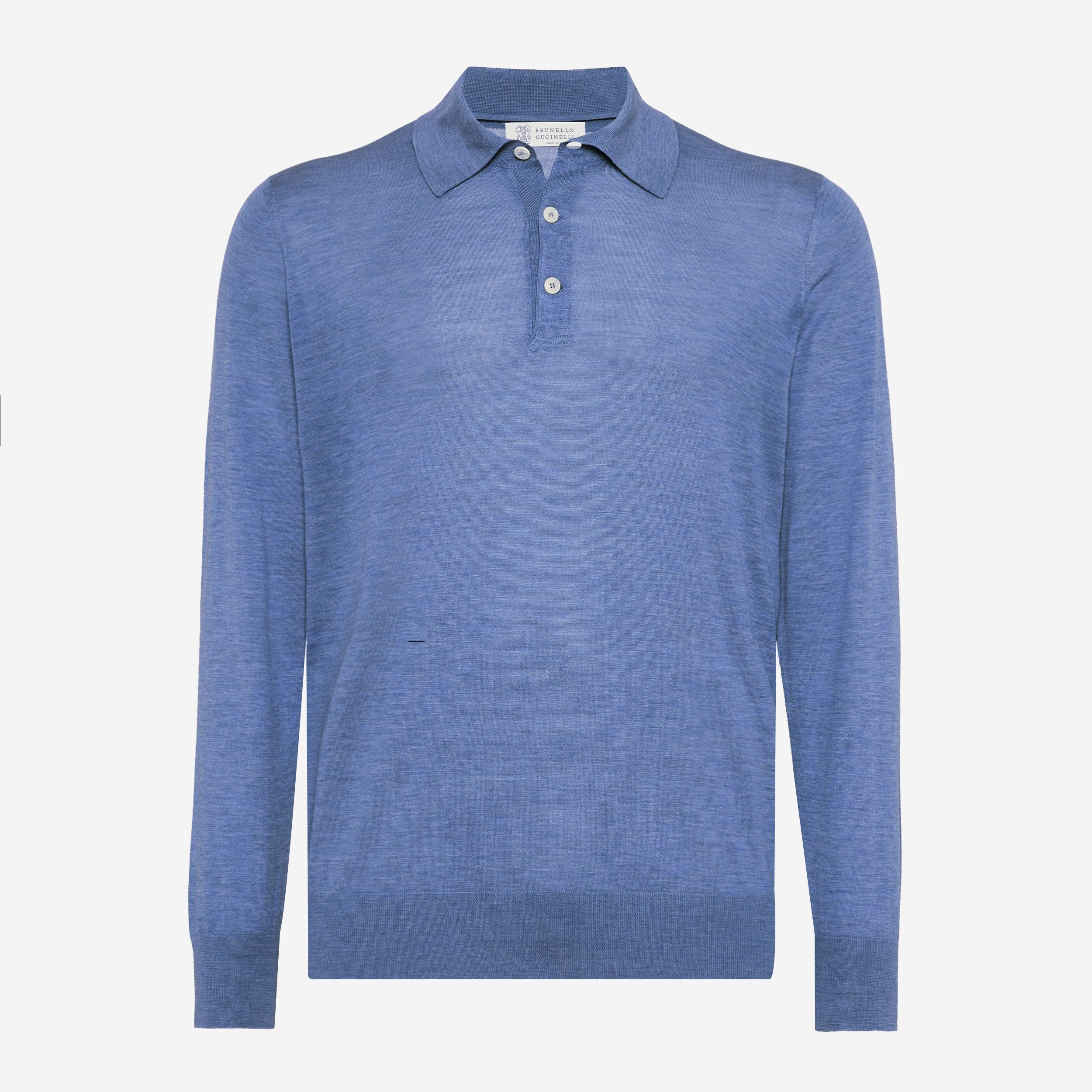 Brunello Cucinelli Silk And Cotton Lightweight Knit Polo Shirt Brunello Cucinelli Silk And Cotton Lightweight Knit Polo Shirt