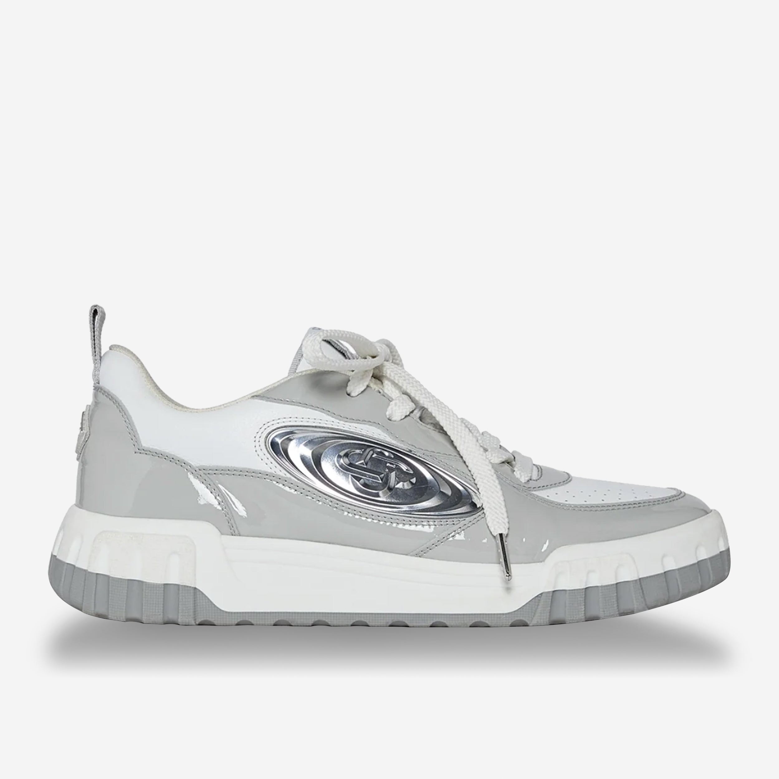 Casablanca Court Silver Sneakers – ZAP