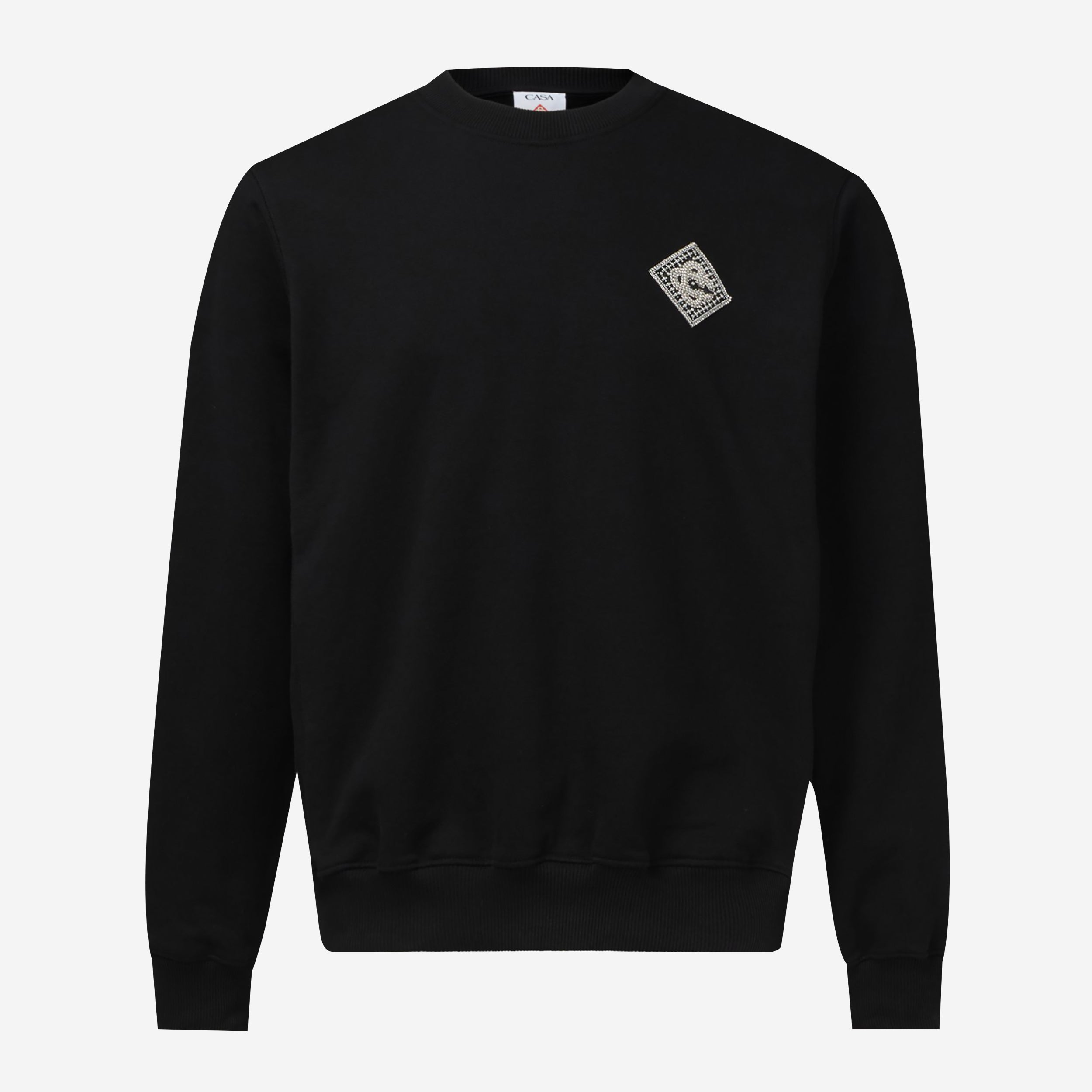 Casablanca Pearl Diamond Patch Sweatshirt – ZAP