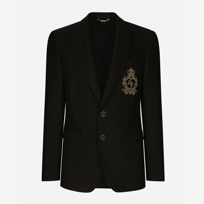 Dolce & Gabbana DG Patch Single Breasted Jacket
