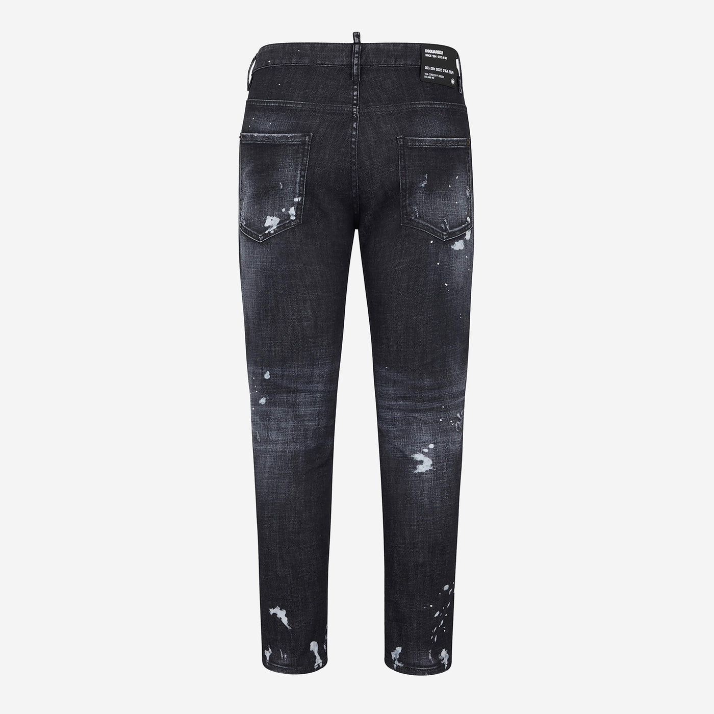 DSquared2 Black Pioner Wash Skater Jeans