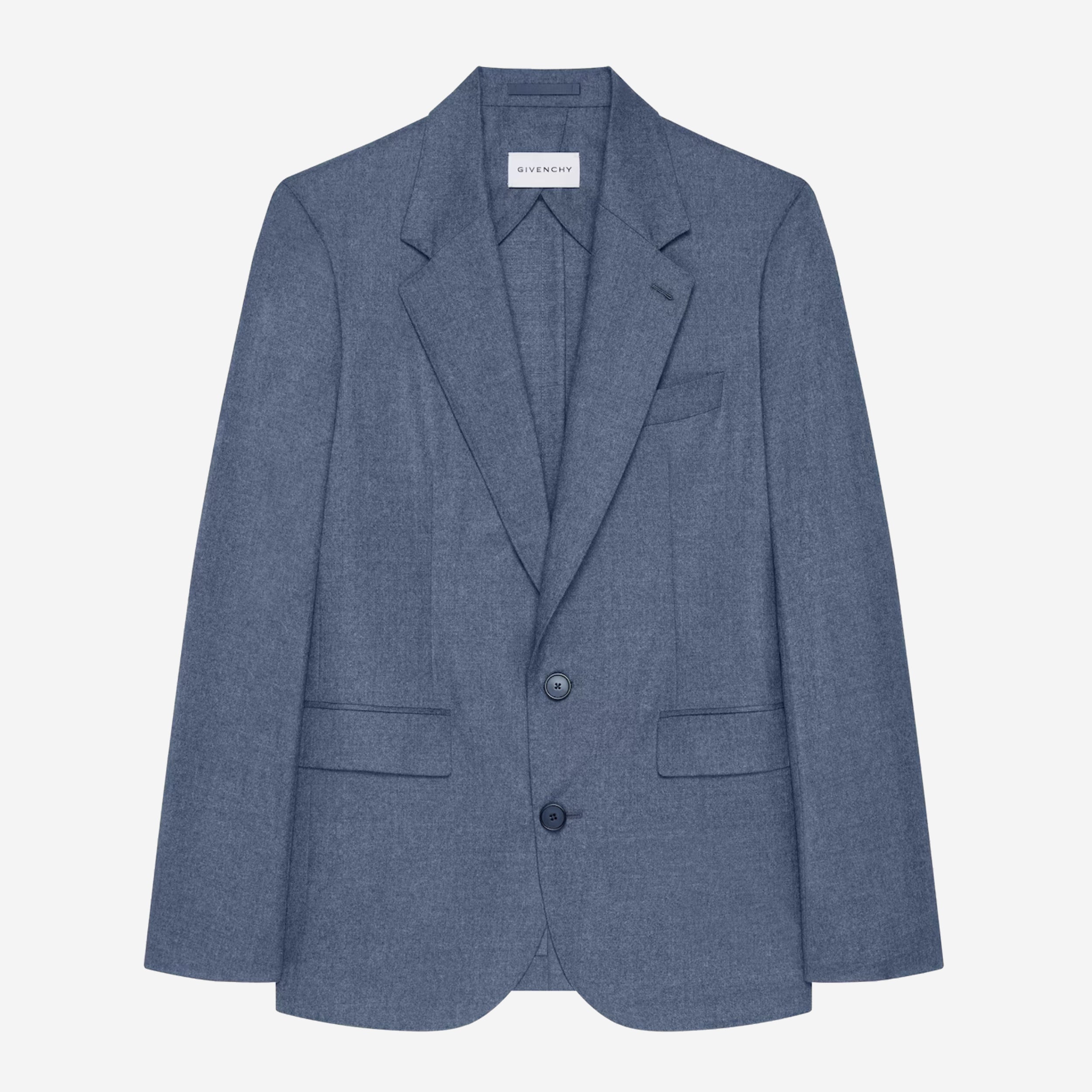 Givenchy Unconstructed Flannel Jacket Givenchy Unconstructed Flannel Jacket