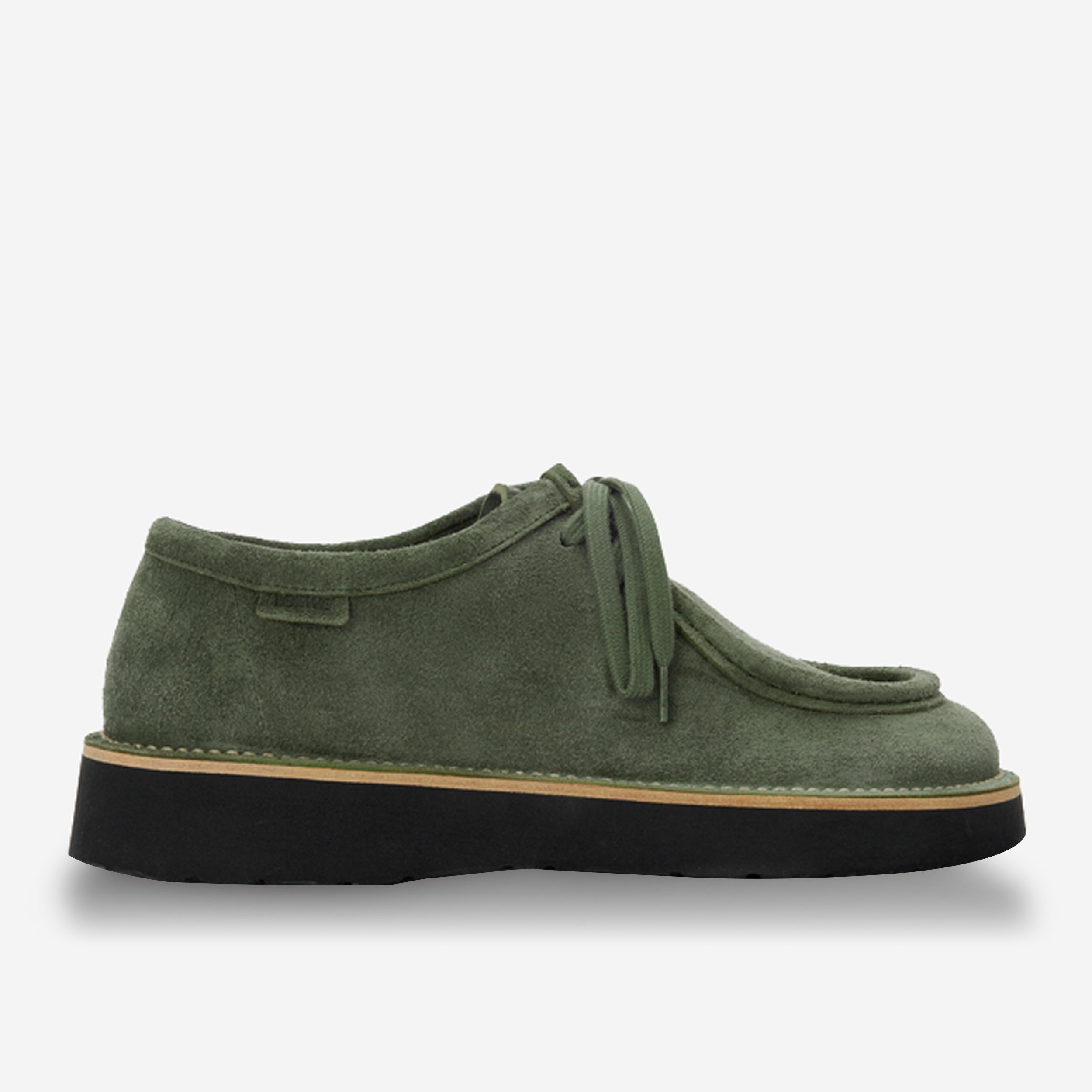 Loewe Faro Lace-Up Suede Calfskin Shoe Loewe Faro Lace-Up Suede Calfskin Shoe