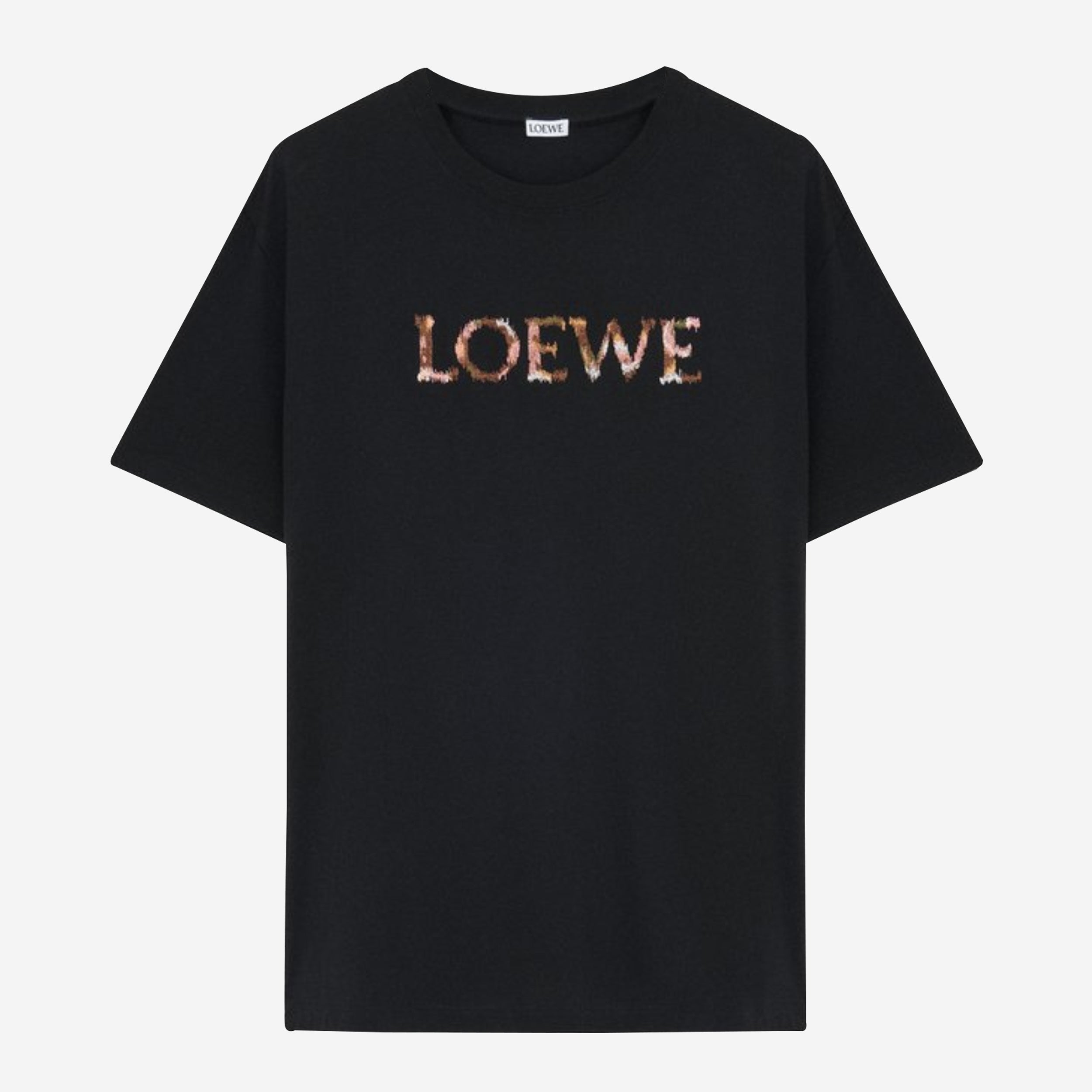Loewe Relaxed Fit Logo Embroidery T-Shirt Loewe Relaxed Fit Logo Embroidery T-Shirt