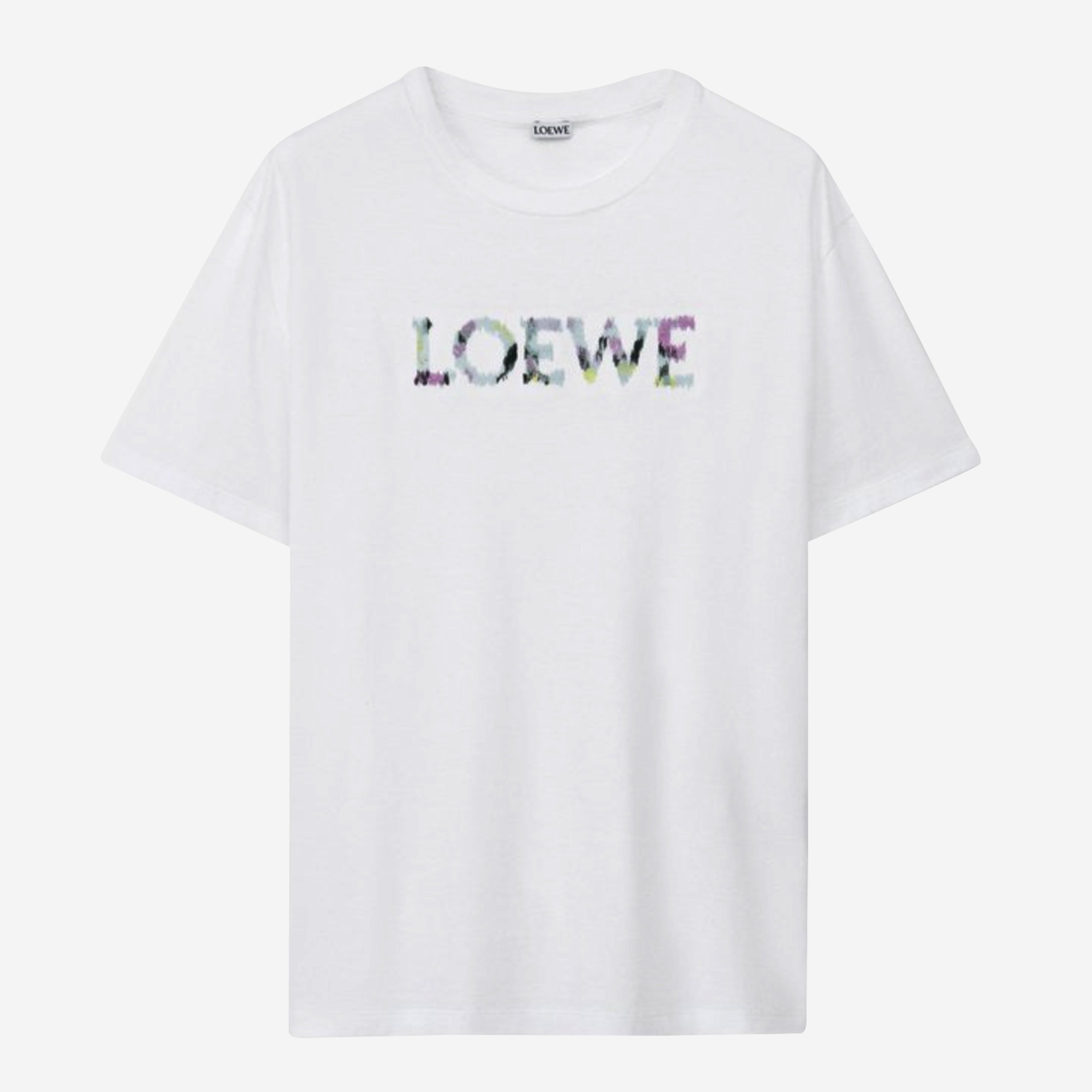 Loewe Relaxed Fit Logo Embroidery T-Shirt Loewe Relaxed Fit Logo Embroidery T-Shirt