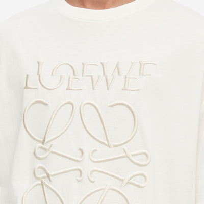 Loewe Distorted Anagram Embroidery T-Shirt