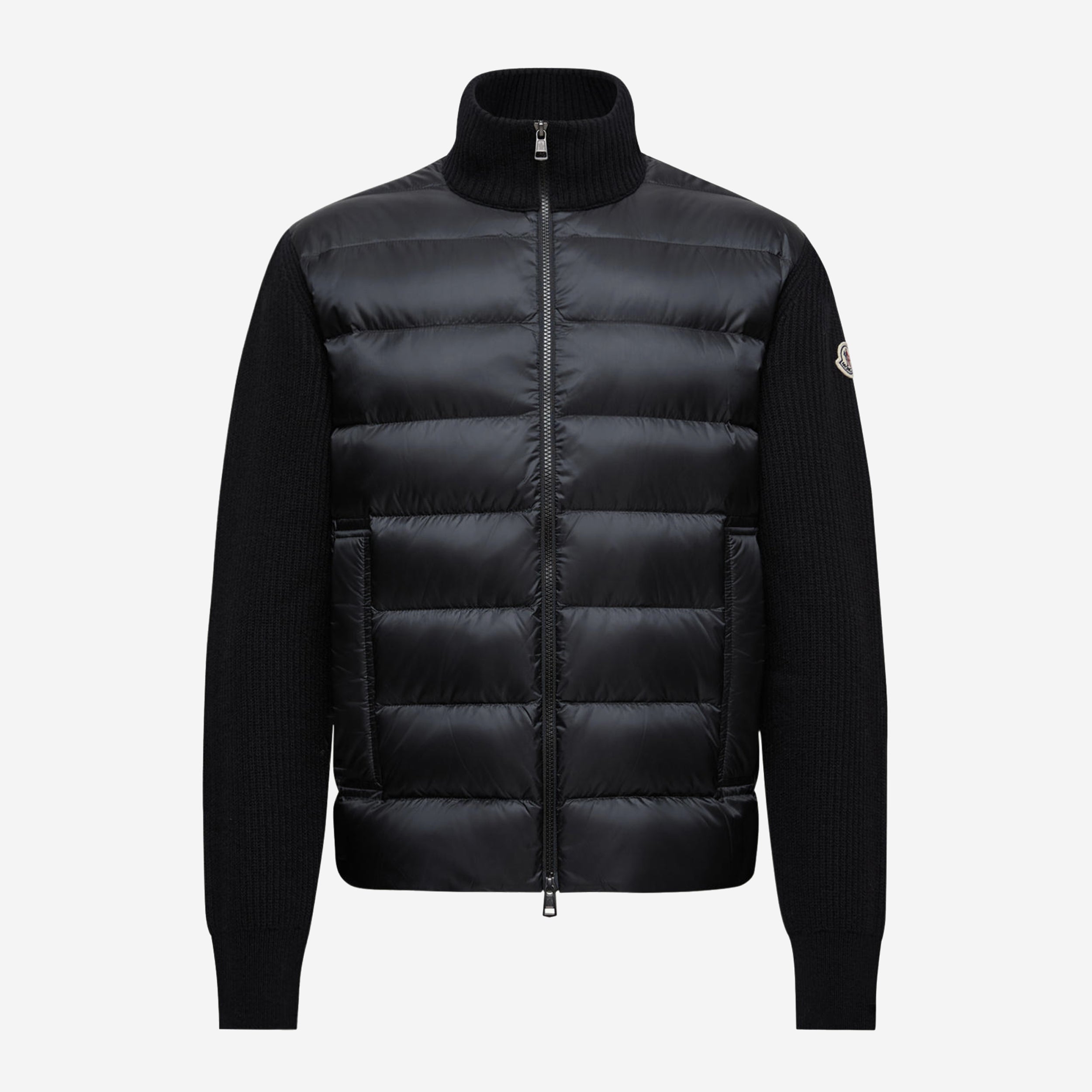 Moncler Padded Wool & Cashmere Zip-Up Cardigan Moncler Padded Wool & Cashmere Zip-Up Cardigan