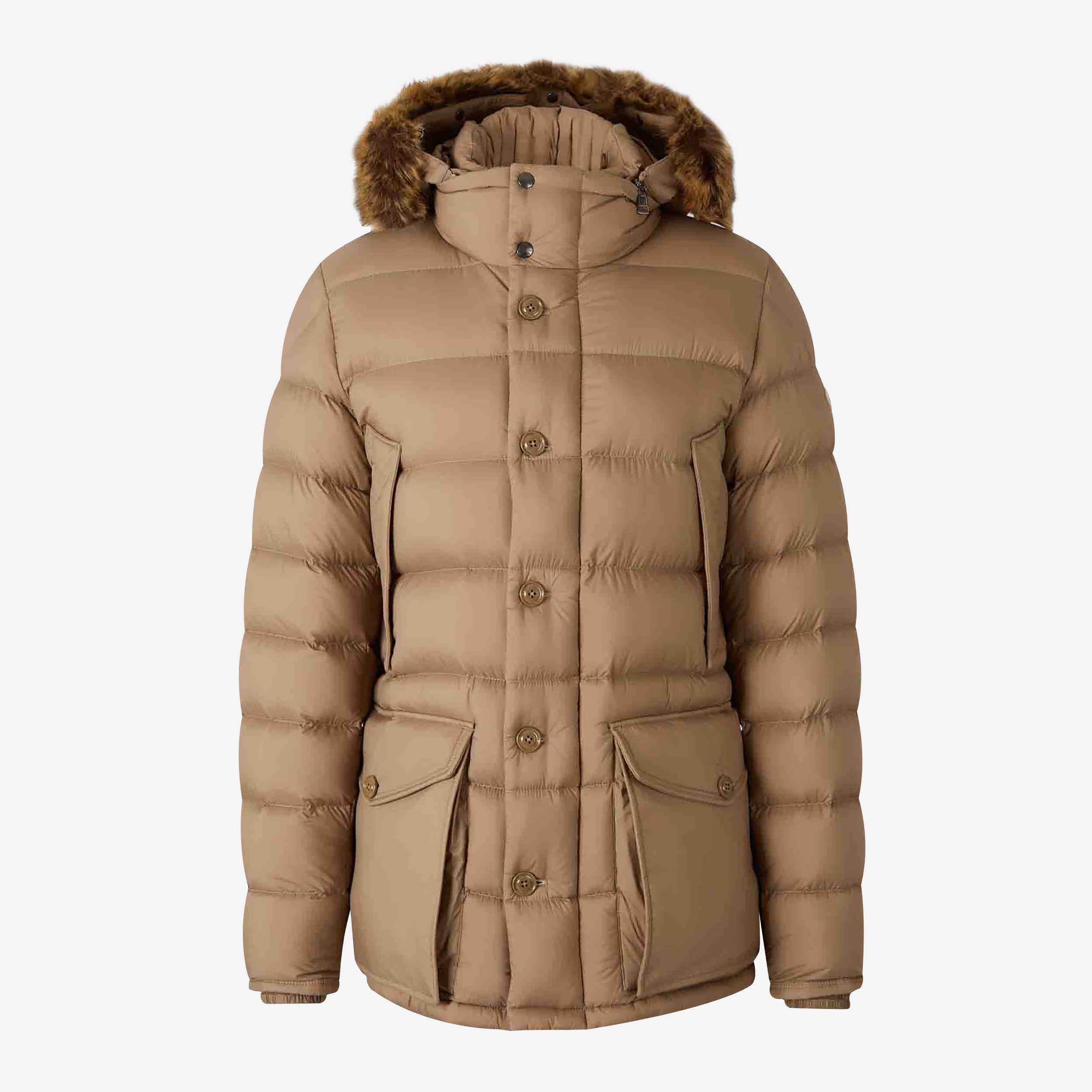 Moncler Clunye Fur Hooded Down Jacket Moncler Clunye Fur Hooded Down Jacket