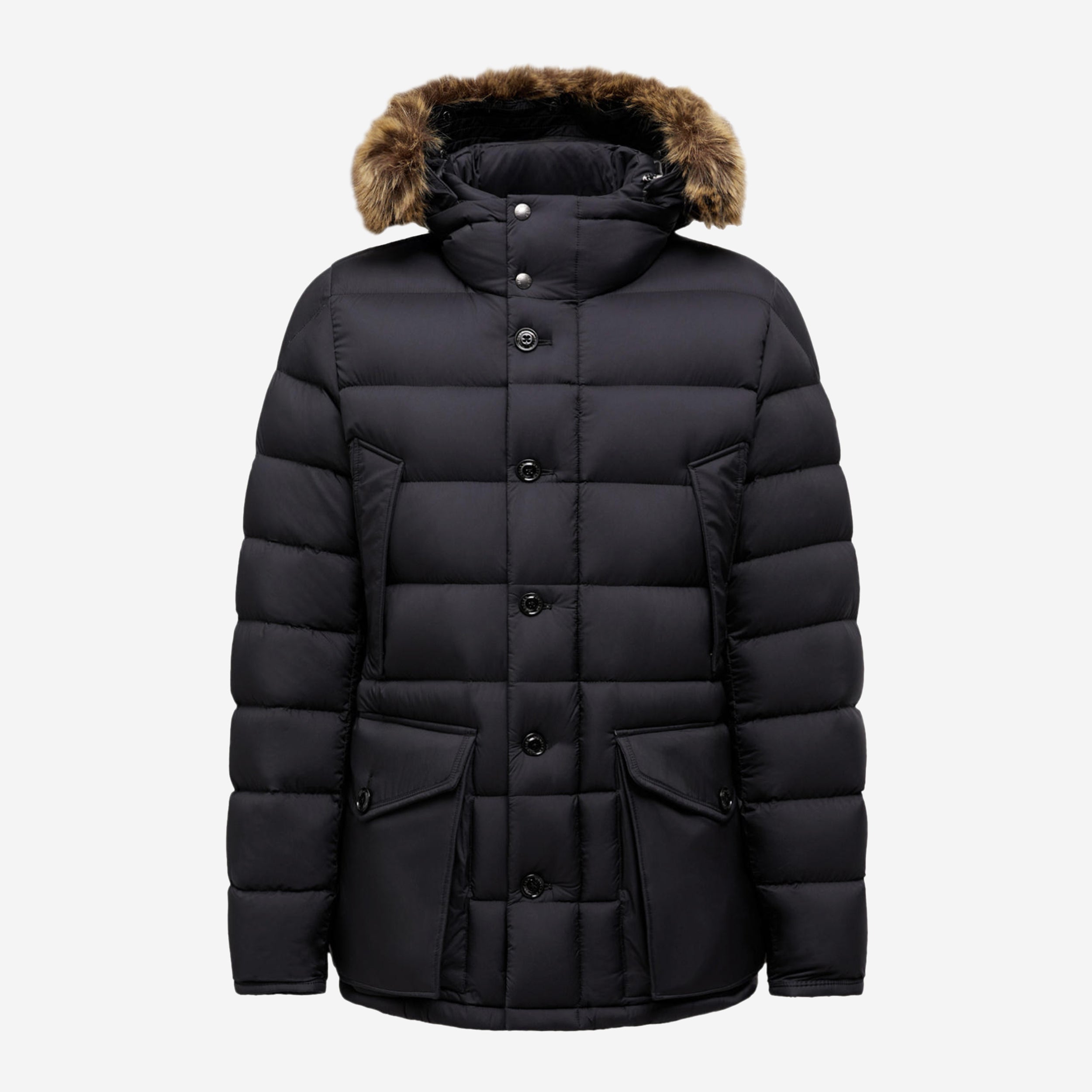 Moncler Clunye Fur Hooded Down Jacket Moncler Clunye Fur Hooded Down Jacket