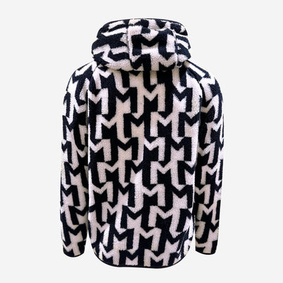 Moncler Logo Fleece Hooded Jacket