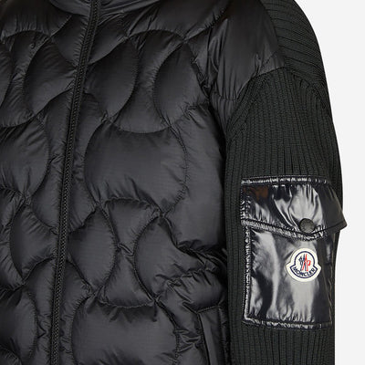 Moncler Quilted Zip Cardigan