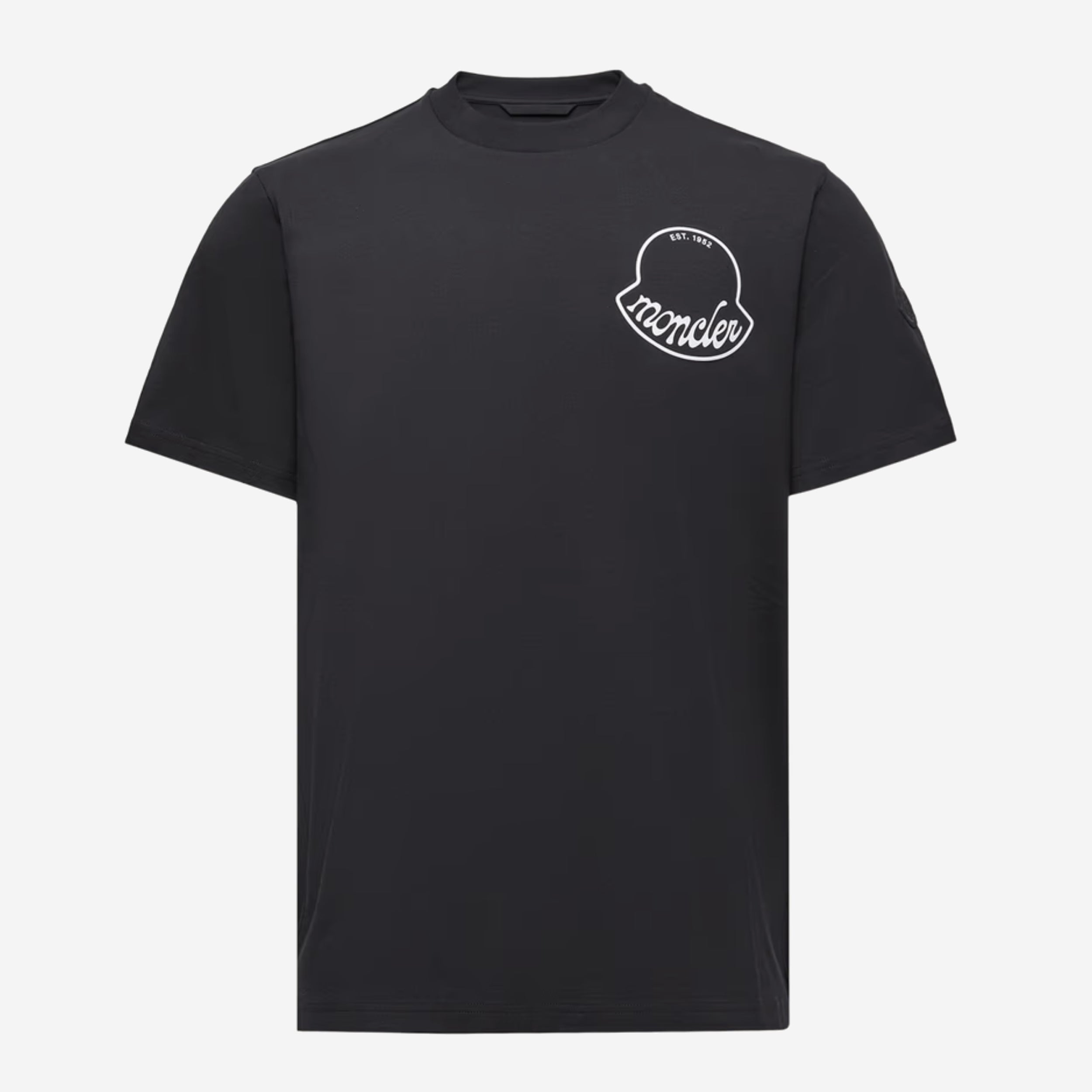 Moncler Printed And Embossed Logo T-Shirt Moncler Printed And Embossed Logo T-Shirt