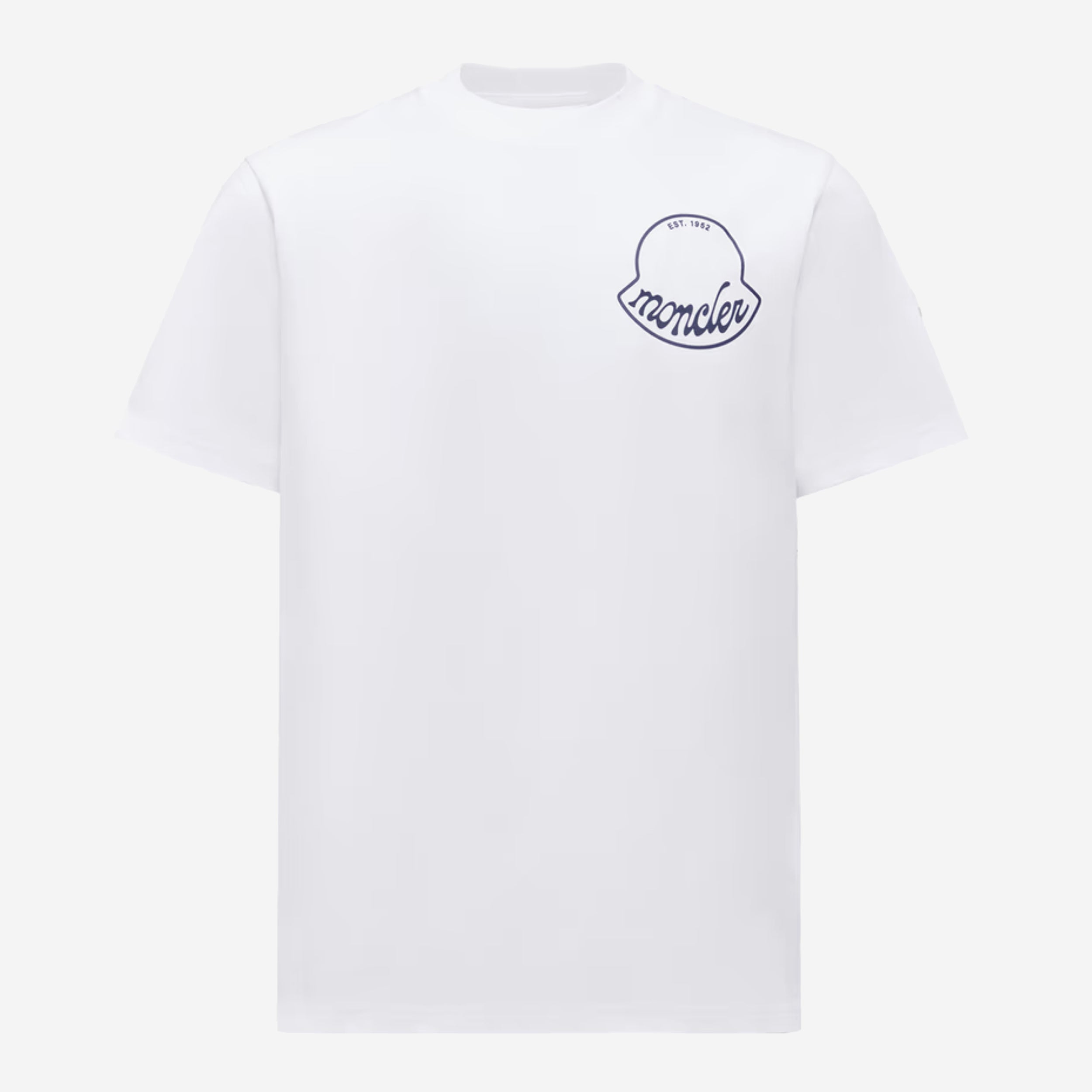 Moncler Printed And Embossed Logo T-Shirt Moncler Printed And Embossed Logo T-Shirt
