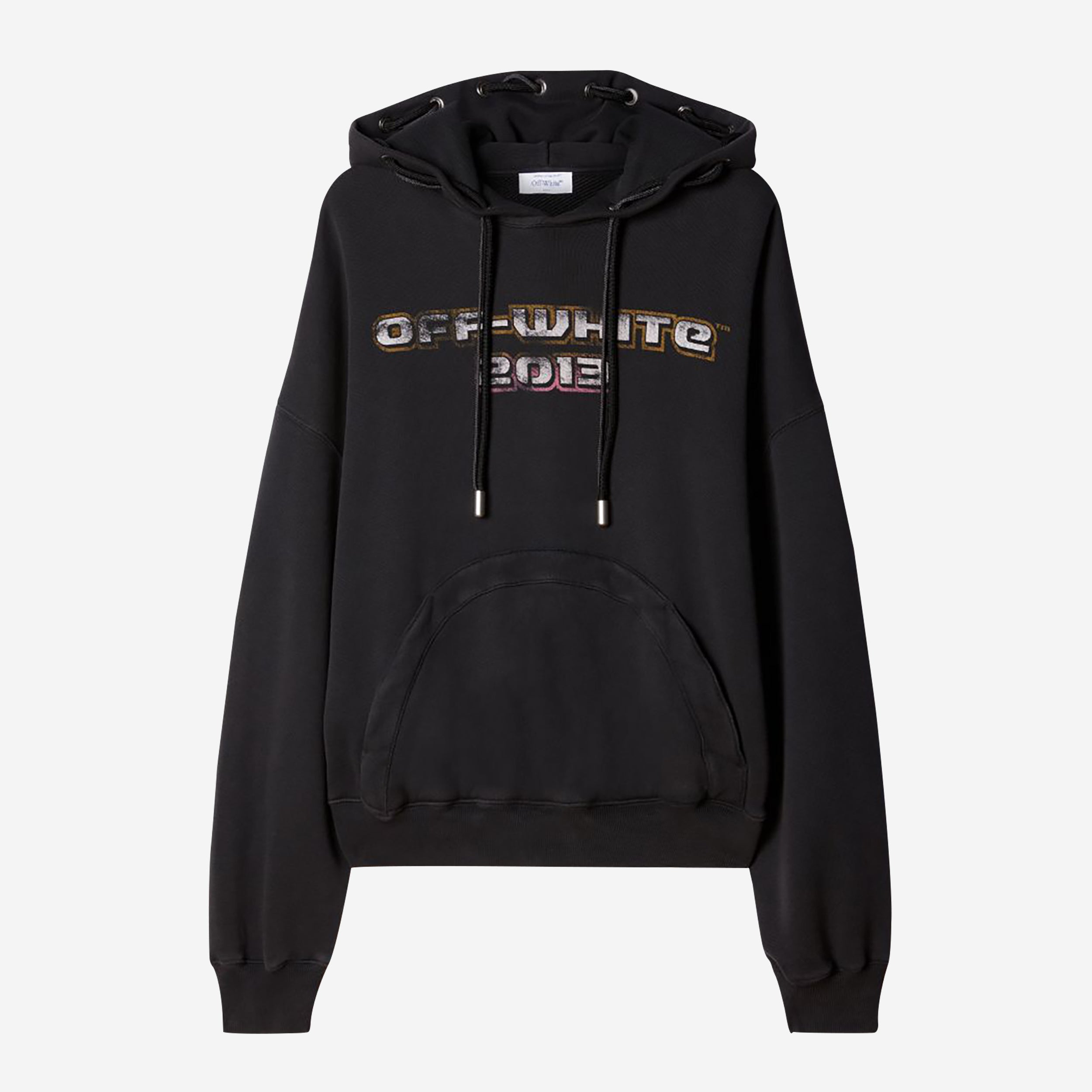 Off white grey hotsell and yellow hoodie