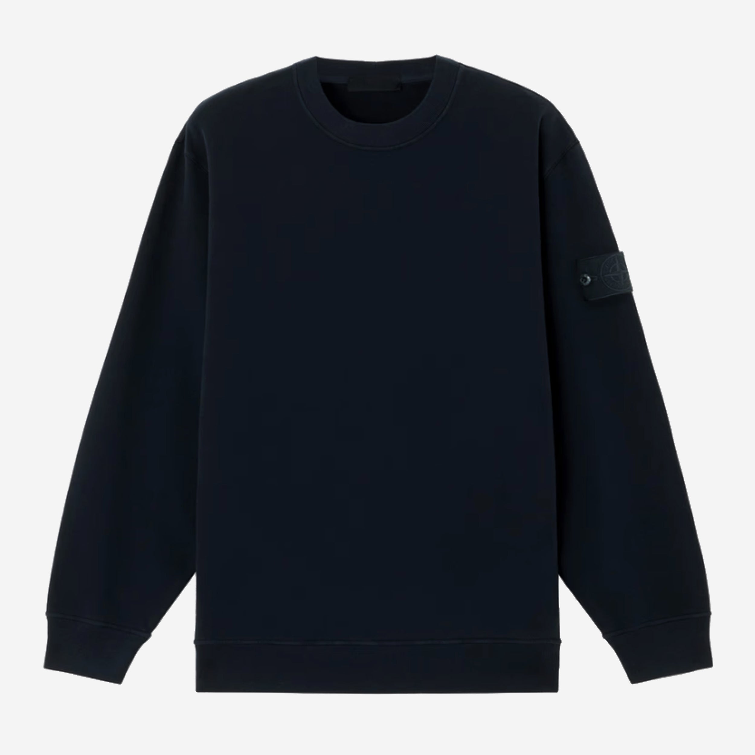 Stone Island Ghost Stretch Cotton Fleece Crewneck Sweatshirt Stone Island Ghost Stretch Cotton Fleece Crewneck Sweatshirt