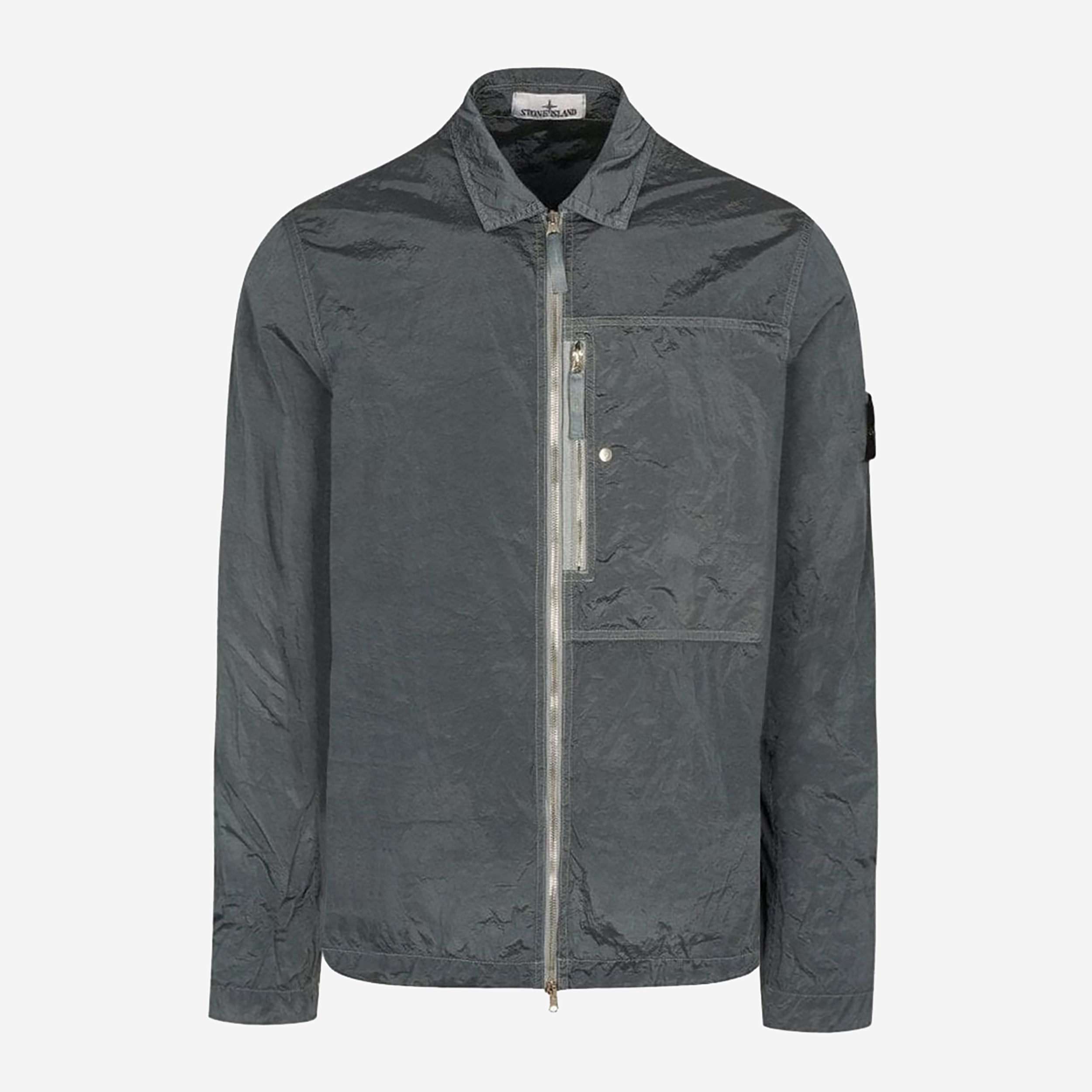 Stone Island Nylon Metal Chest Pocket Overshirt Stone Island Nylon Metal Chest Pocket Overshirt