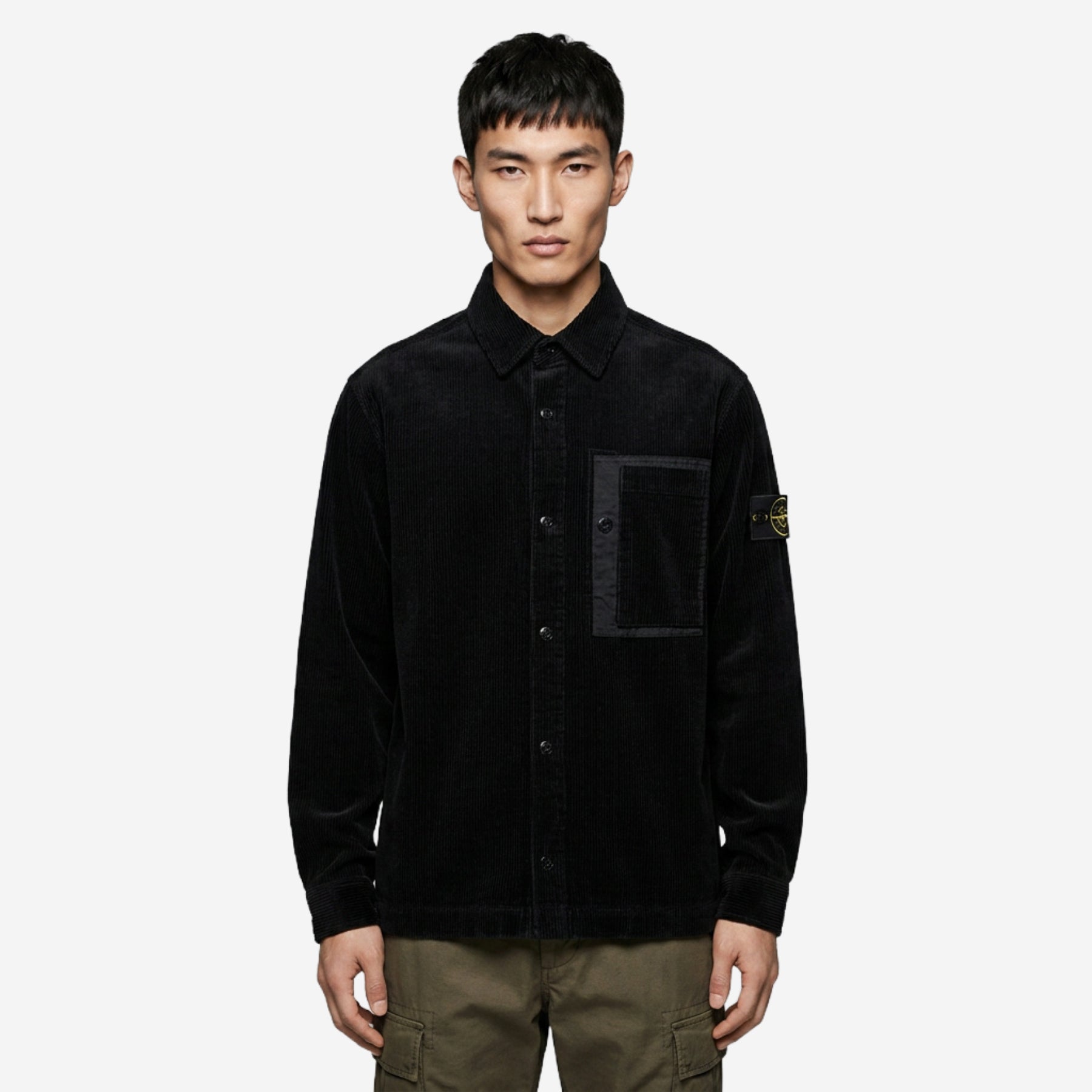 Stone Island 1200016 Organic Cotton Corduroy 800 Shirt Jacket – ZAP