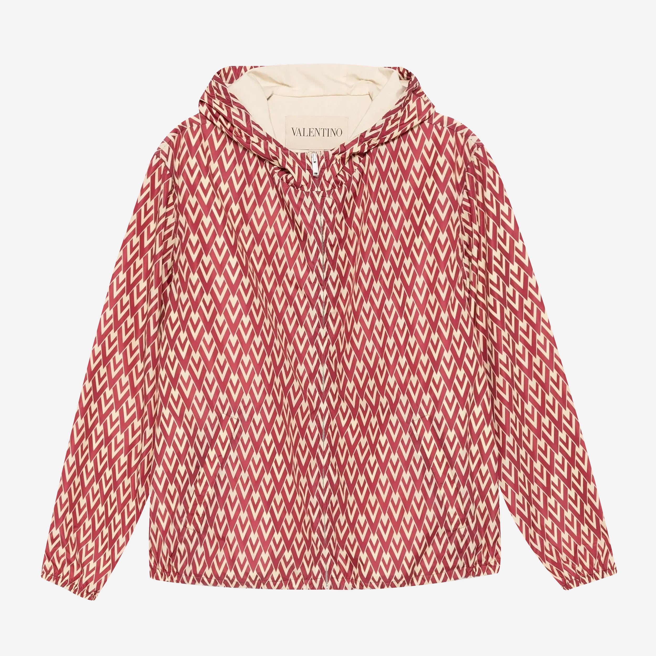 Valentino Garavani Toute La V Print Nylon Jacket Valentino Garavani Toute La V Print Nylon Jacket