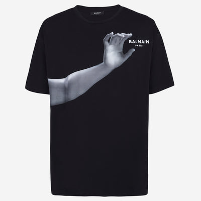 Balmain Classic Statue Print T-Shirt