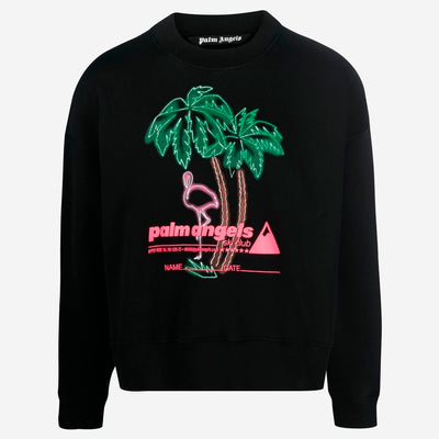 Palm Angels Ski Club Logo Print Sweatshirt