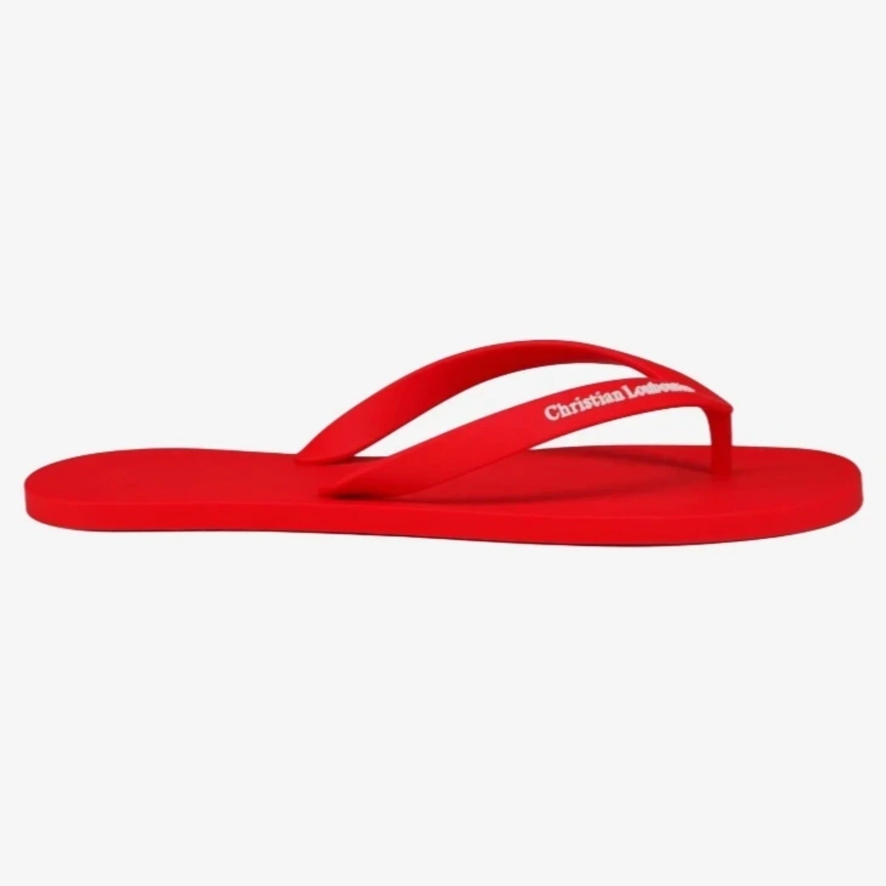 Christian Louboutin Summer Flat Rubber Thong Sandal