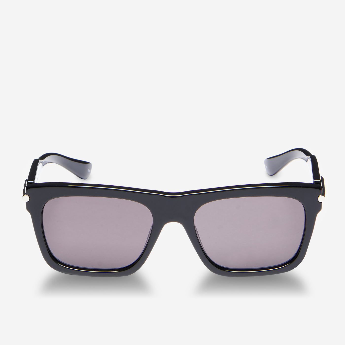 Alexander McQueen City T-Bar Rectangular Sunglasses