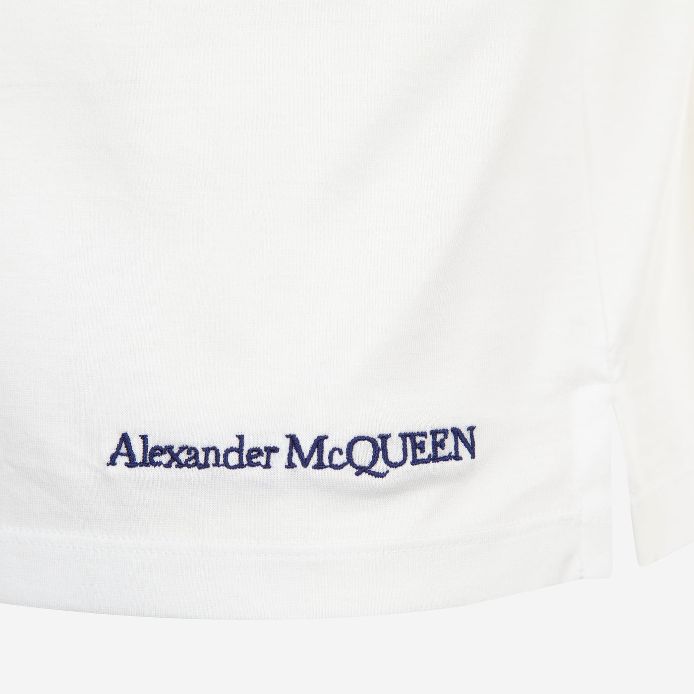 Alexander McQueen Embroidered Logo Polo