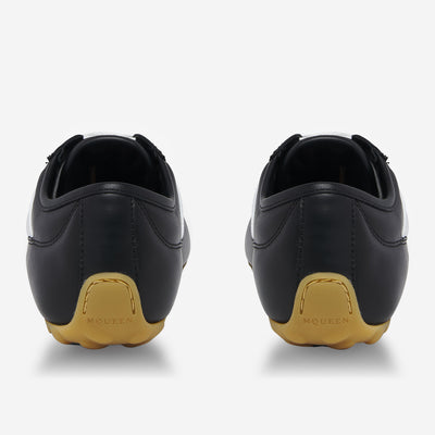 Alexander McQueen Boxe Leather And Nylon Sneakers – ZAP