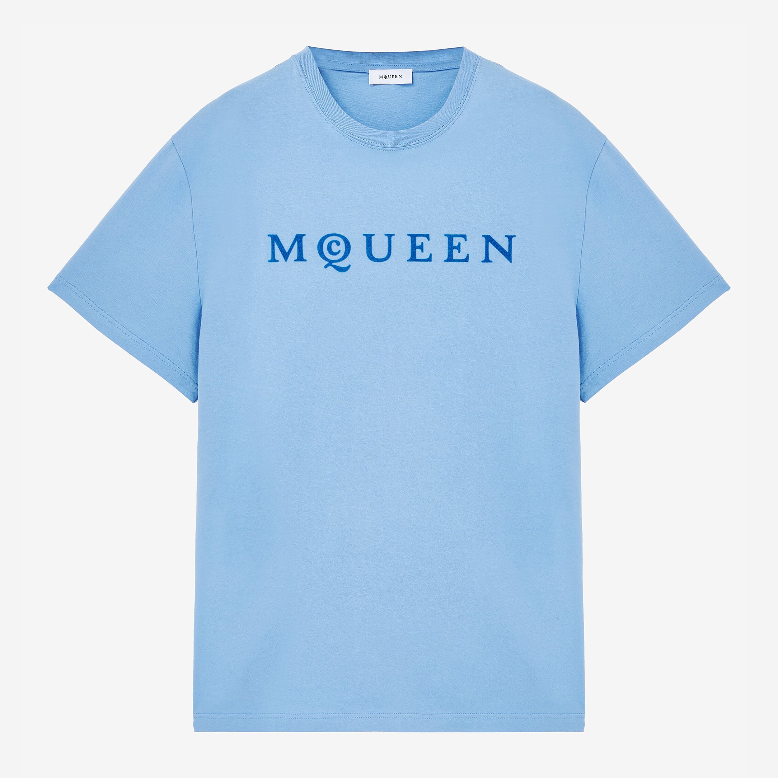 Alexander McQueen Flocked McQueen Logo T-Shirt