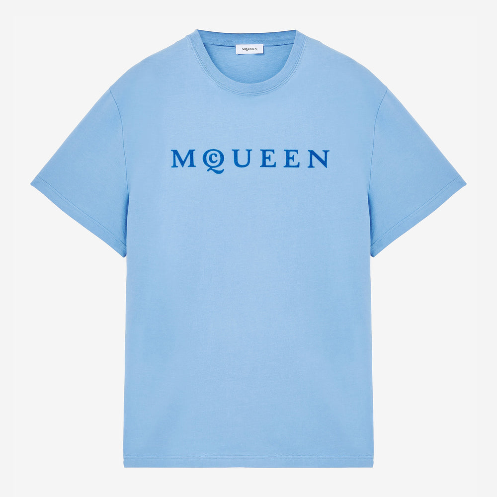 Alexander McQueen Flocked McQueen Logo T-Shirt – ZAP