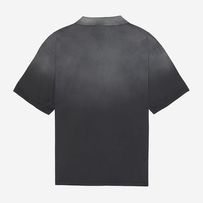 Alexander McQueen Faded Embroidered Logo Polo Shirt