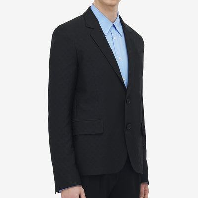 Alexander McQuuen Skull Jacquard Deconstructed Jacket