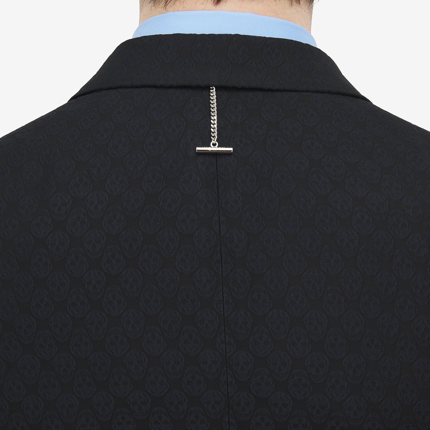 Alexander McQuuen Skull Jacquard Deconstructed Jacket