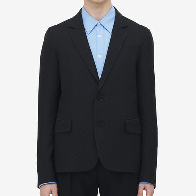 Alexander McQuuen Skull Jacquard Deconstructed Jacket