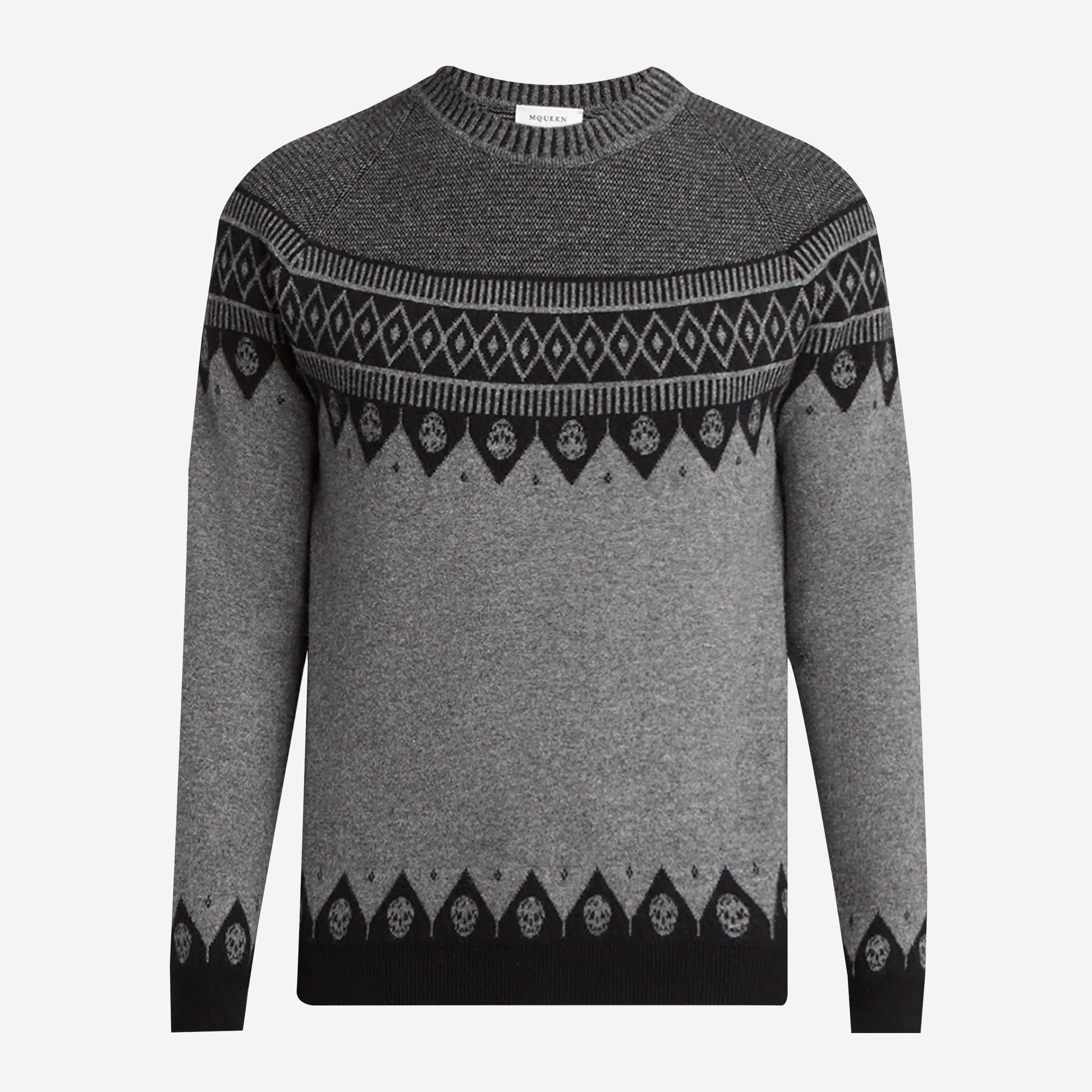 Alexander McQueen Skull Fair Isle Knitwear