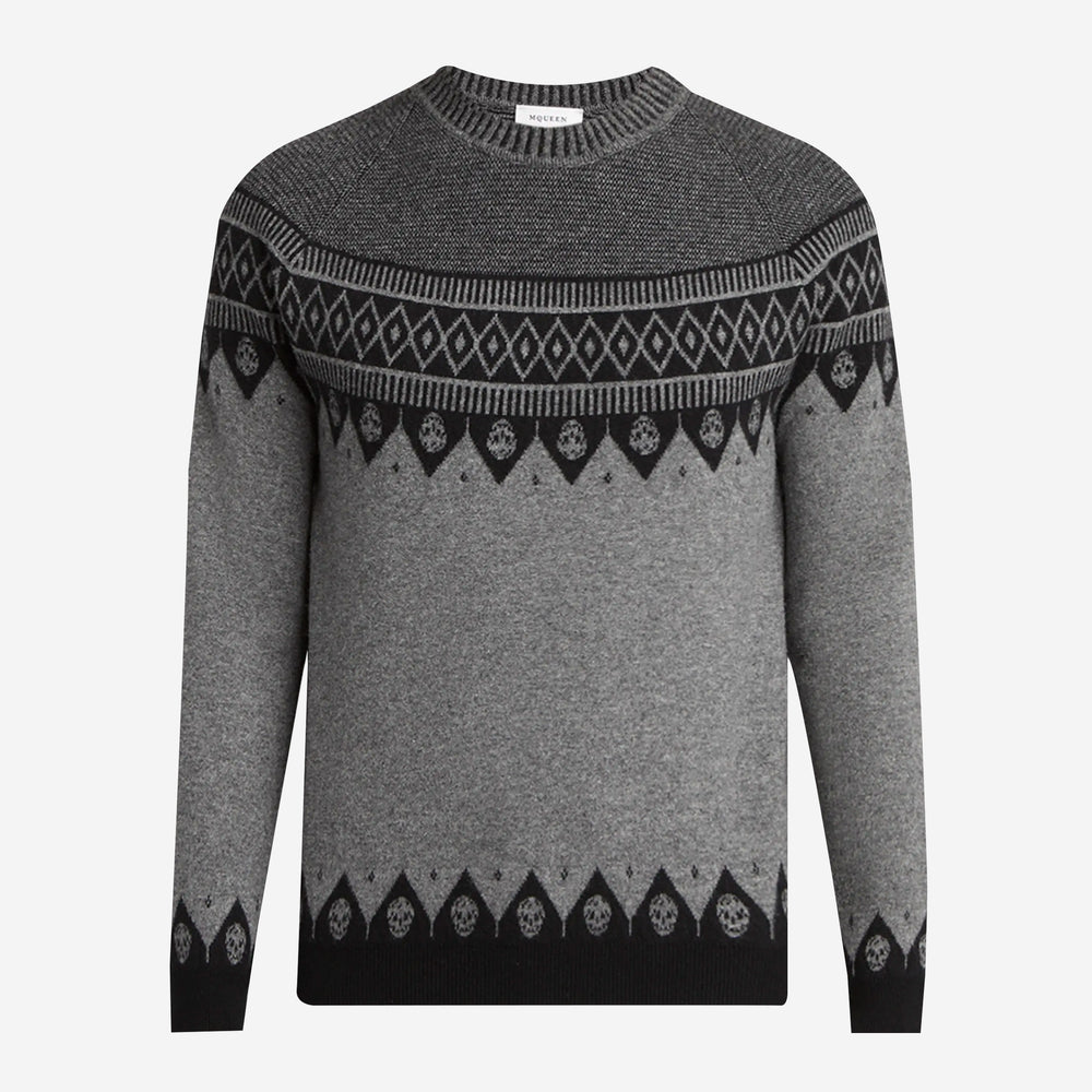 Alexander McQueen Skull Fair Isle Knitwear – ZAP