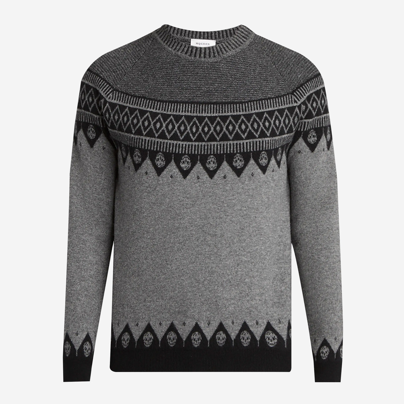 Alexander McQueen Skull Fair Isle Knitwear