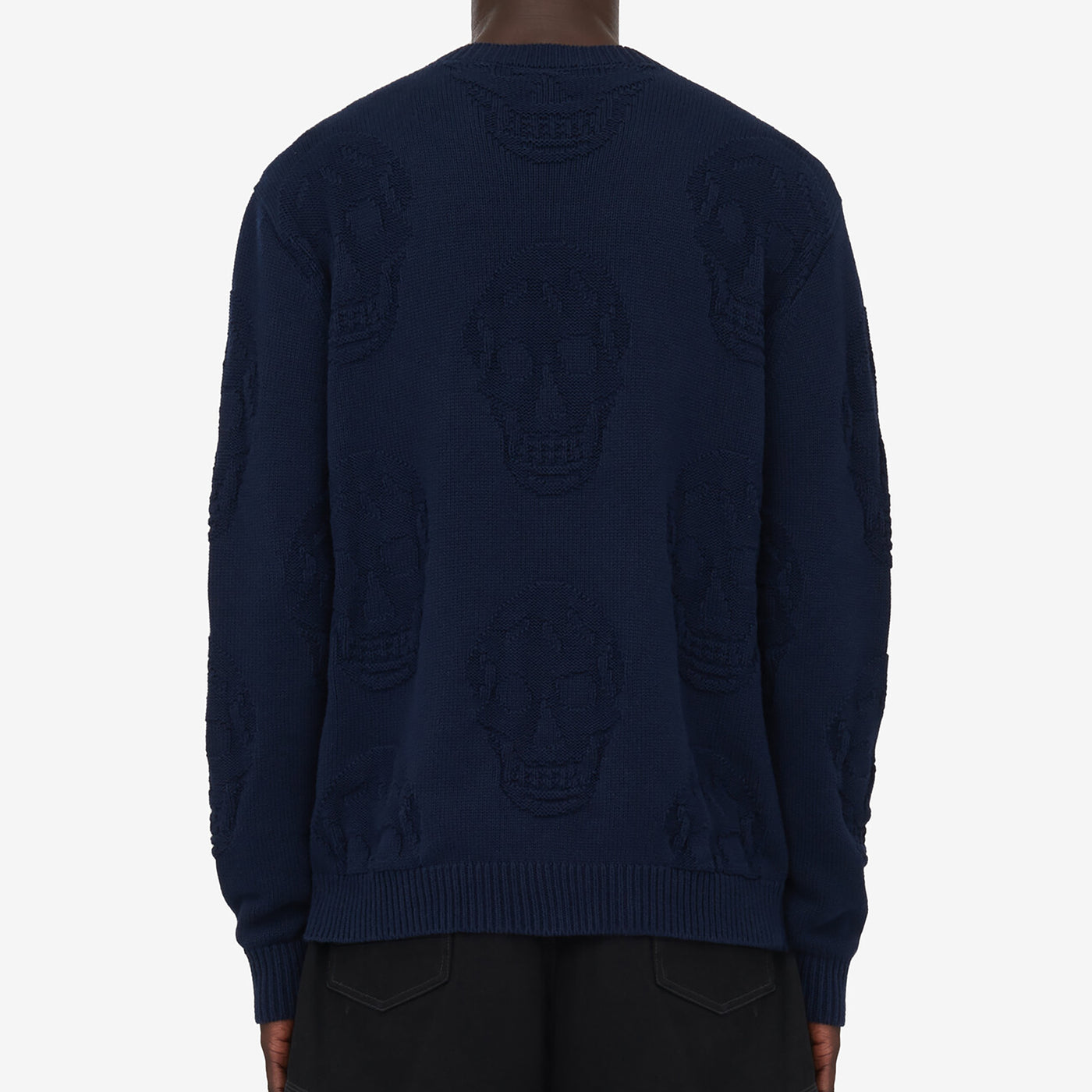 Alexander McQueen Textured Skull Knitwear