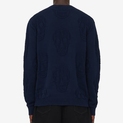 Alexander McQueen Textured Skull Knitwear