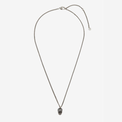 Alexander McQueen Pave Skull Necklace